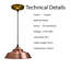 Mebane 1 - Light Gold Single Pendant