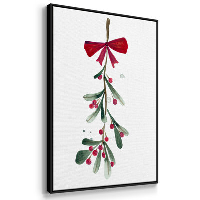 Warm Winter Wishes VI-Framed Gallery Wrapped Canvas
