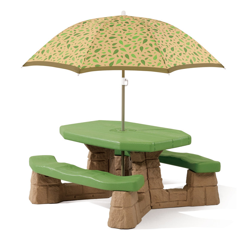 Kids 2 Piece Oval Outdoor Table Or Chair and Chair Set