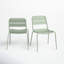 Kapri Powder Coated Aluminum Outdoor Stacking Dining Side Chair-427879927