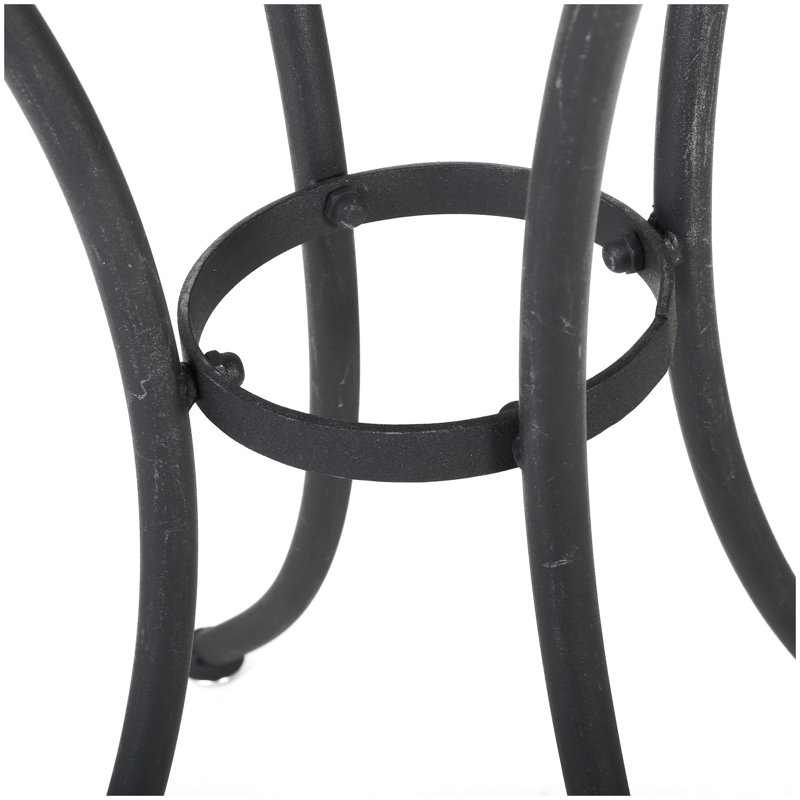 LOURDES 3 PC KD METAL SET, Black