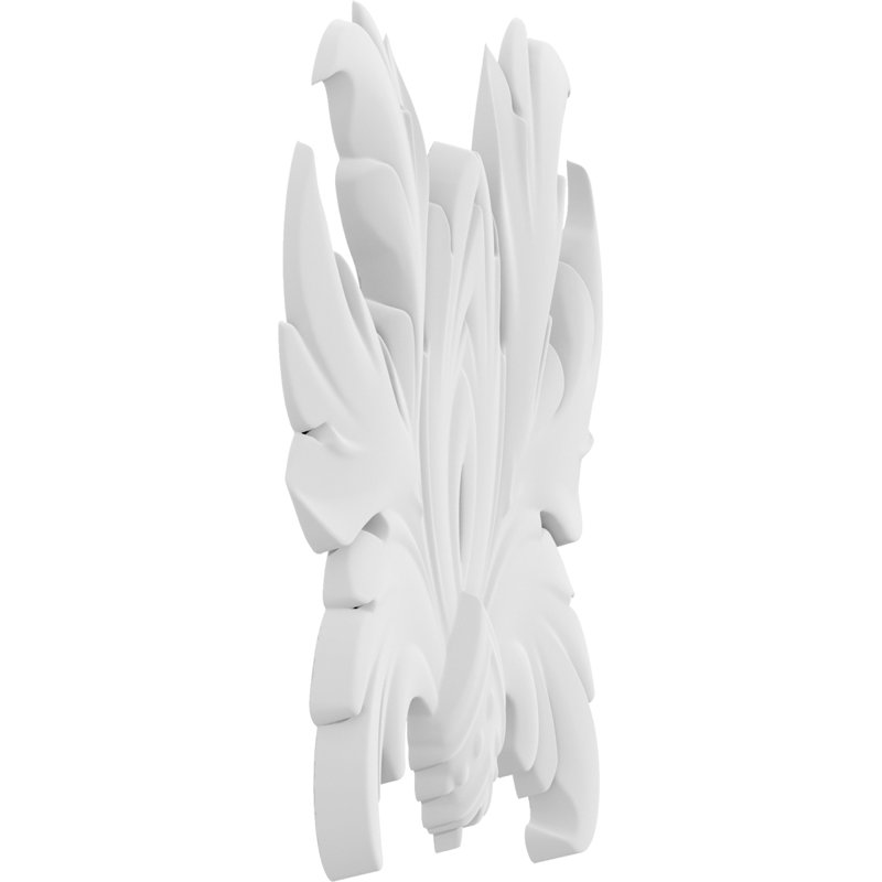 Rosette Geneva, H 10 po x l 5 po x P 0,63 po