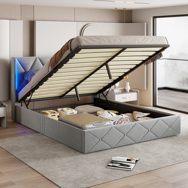 Ollegard Upholstered Ottoman Storage Bed