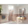 Stellar 44.5 in. x 78 in. Fully Frameless 3 Panel Inline Hinge Shower Door