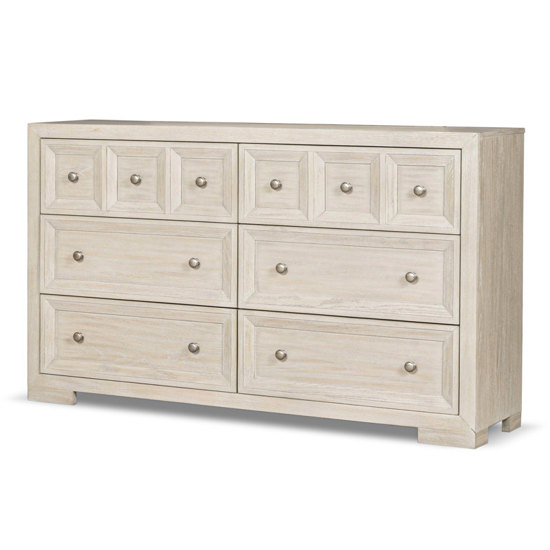 Schell 6-Drawer Dresser, Beige