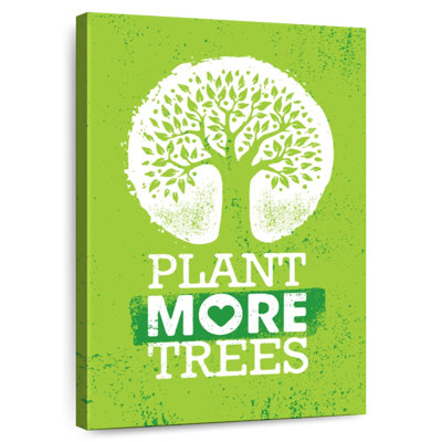 Slogan écologique Tergel Plant Trees