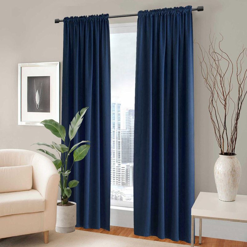 Ensemble de rideaux obscurcissant 2 pièces, L 52 po x L 72 po