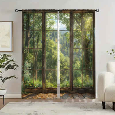 2Pcs Forest Landscape
