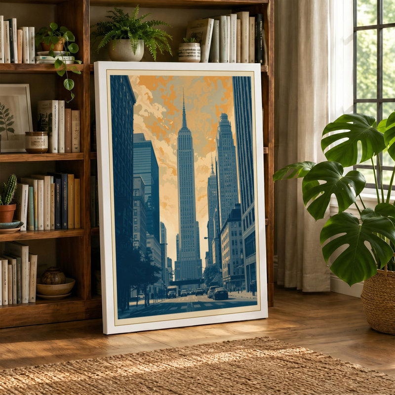 Print, 36x24 - 91.4 x 61.0 cm, Ochre Border