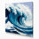 Art mural sur toile Coastal Wave Abstraction Elite