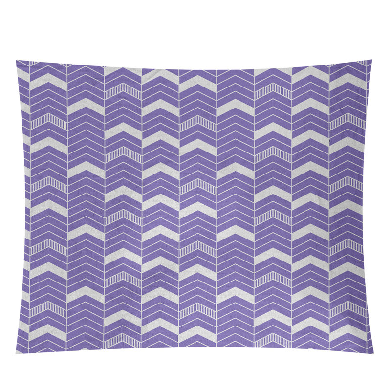 Tapisserie Stephenie, H 68 po x l 80 po, Mauve / Blanc