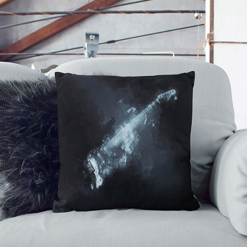 Square Throw Cushion, 40cm H x 40cm W x 15cm D