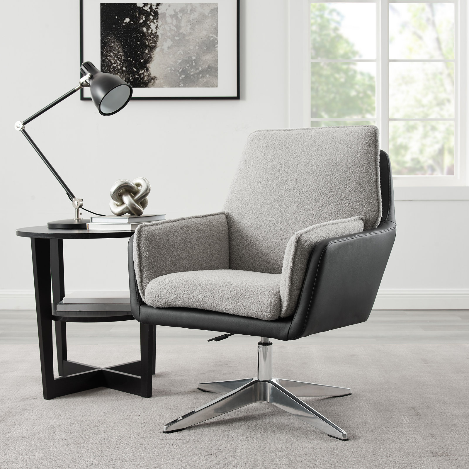 Deadra Office Chair, Gray
