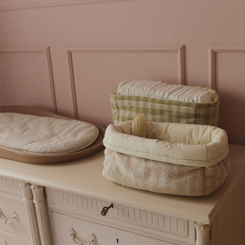 Quilted Basket, Rose