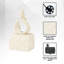 Fontaine sculpturale moderne sur pied, noire-352955614