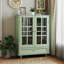 Buffet Minimalisme avec portes doubles en verre et tiroir-607293009