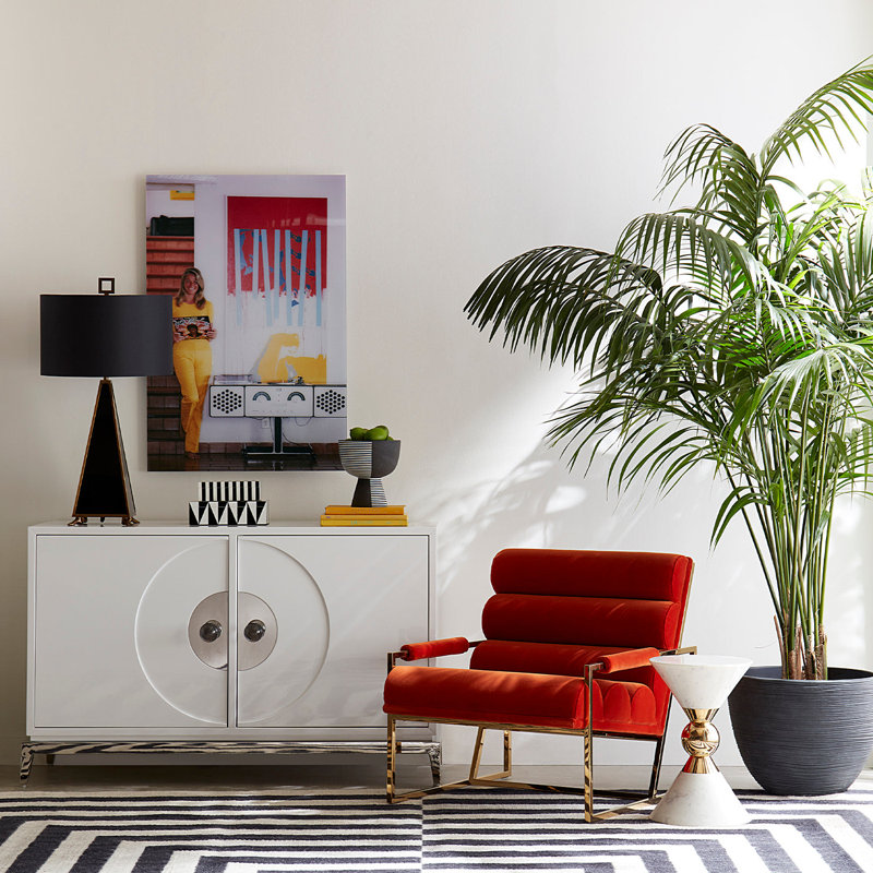 Canaan Accent Table, White