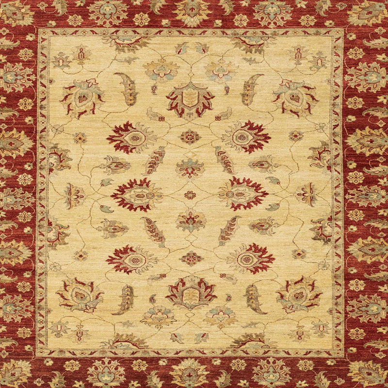 Abstract Indoor Rug, Square 7'