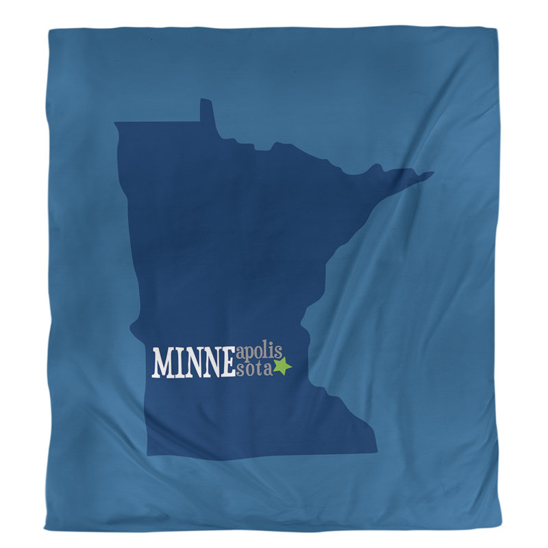 Housse de couette minneapolis mn-polyester brossé, grand (88 x 88) po, couleurs de baseball, Polyester brossé
