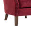 Velour Upholstered Armchair-1187404972