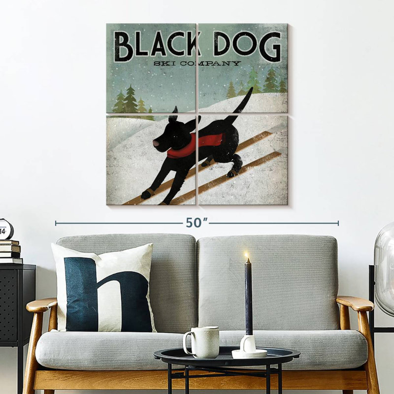 Brampt Black Dog Ski, H 32 po x l 32 po