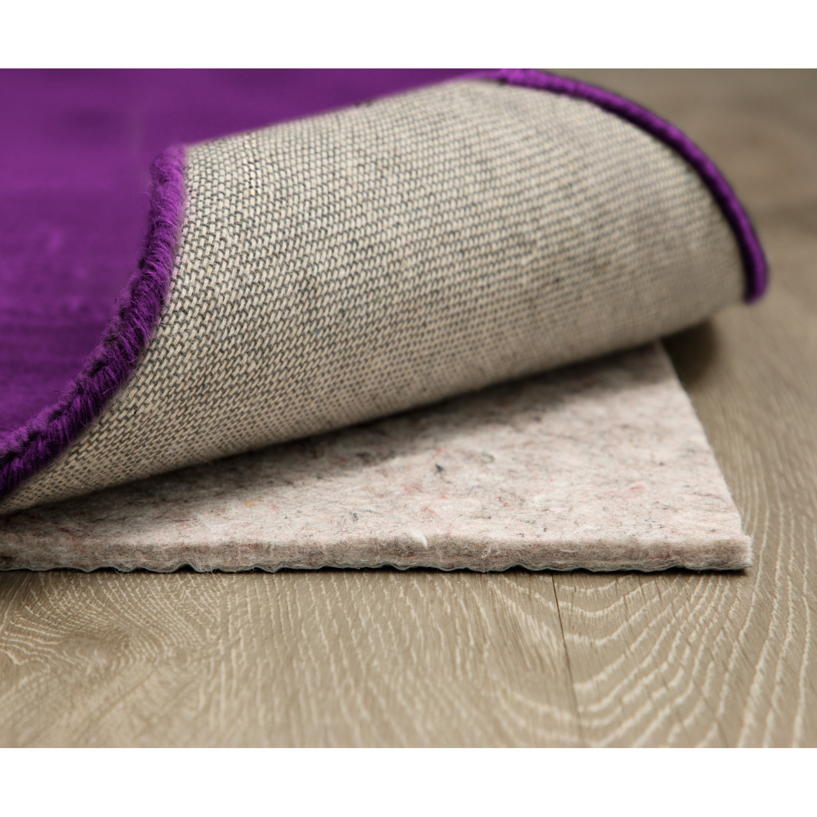 Bottorff Dual Surface 0.33" Non Slip Rug Pad, Square 6'