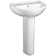 American Standard Evolution 18.75'' Vitreous China U-Shaped Bathroom Sink with Overflow