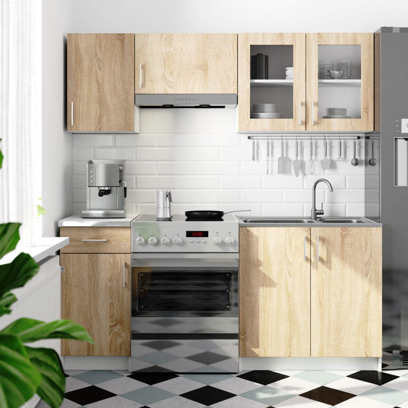 Lima Kitchen Display Cabinet Wall Unit