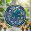 Panneau de vitrail Octopus Design - 7,8H-552446519