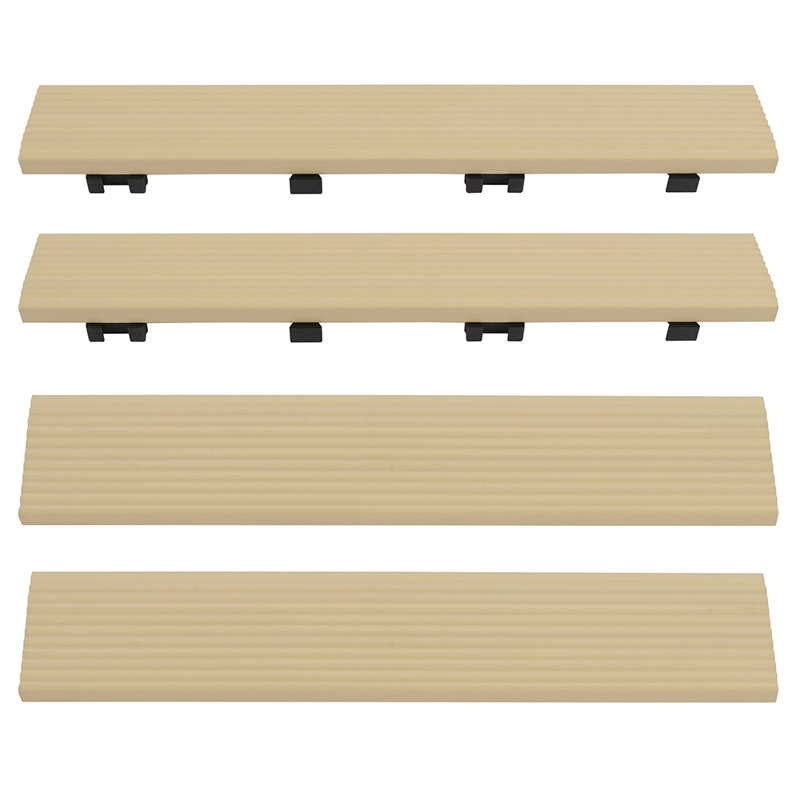 2" x 12" Quick Deck Composite Deck Tile Straight fascia in Japanese Cedar, Japanese Cedar