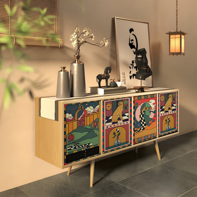 Household decoration vintage sideboard cabinet