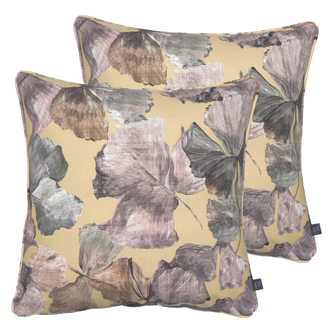 Floral Square Throw Cushion