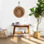 Solid Wood Entryway Shelf Storage Bench-1461765437