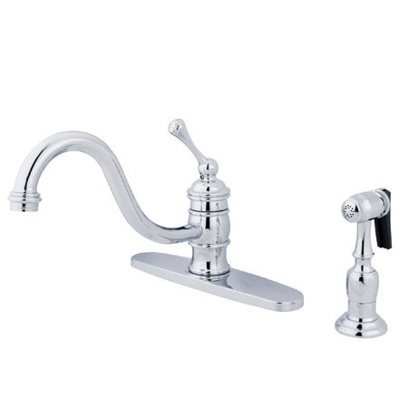 One Handle Centerset Kitchen Faucet with Buckingham Lever Handle