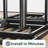 Adjustable Bed Frame with Wireless Remote - Zero Gravity, Anti-Snore & Memory Presets - Electric Head/Foot Incline, Height Adjustable - Black-1842960947