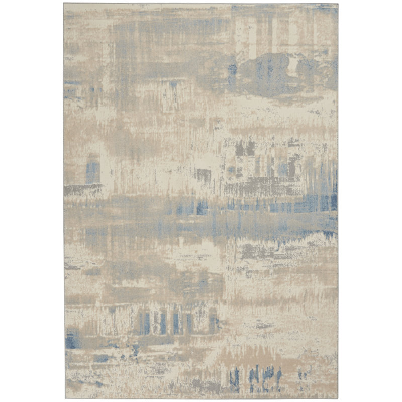Abstract Area Rug, Rectangle 5'3 x 7'3"