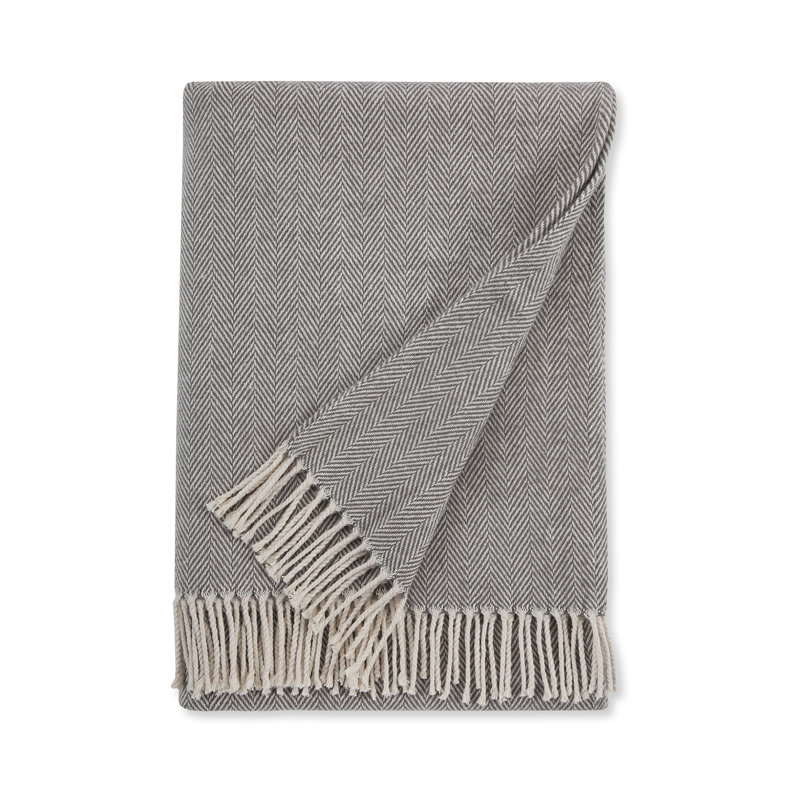 Celine Throw Blanket, Charcoal