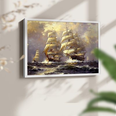Nautical Series-CCXI -Framed Print - Restickable