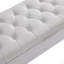 Banc rembourré en tissu avec 4 pieds-1164397997