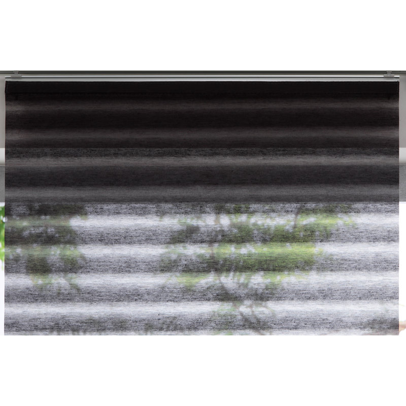 Mood Track Insert Semi Sheer Sliding Panel, Grey