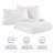 Reversible 3 Pieces Quilt Set - Soft Lightweight Bedspread-109868396-109868397