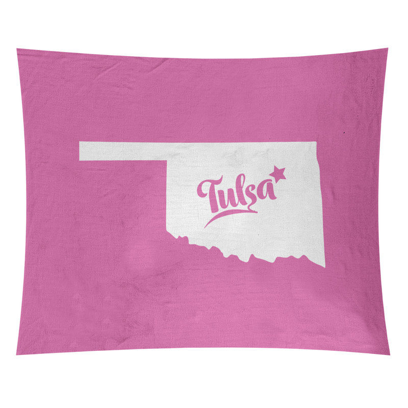 Tapisserie Tulsa Oklahoma, H 51 po x l 60 po, Rose
