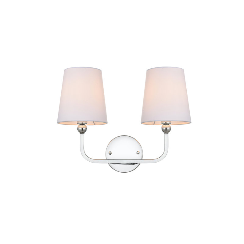 Givan - Lumière de meuble-lavabo à intensité variable, Doré, H 12 po x l 16 po x P 16 po, Deux lumières