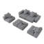 Canapé modulaire moderne surdimensionné avec coussins moelleux, 8 coussins, sans bricolage-1357187857