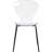 Kavish Dining Chair with Curved Back and Waterfall Edge Seat Powder-Coated Metal Legs-1468213421