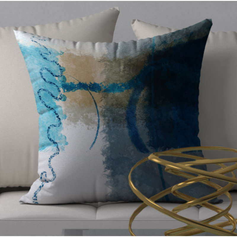 Housse de coussin carrée/insert, 18" x 18"