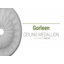 Médaillon de plafond à feuilles fluides Endurathane Kinsley, l 30 3/8 po x H 20 3/4 po x P 1 po, finition platine peinte à la main-29045072