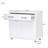 Two Door Side Table-White