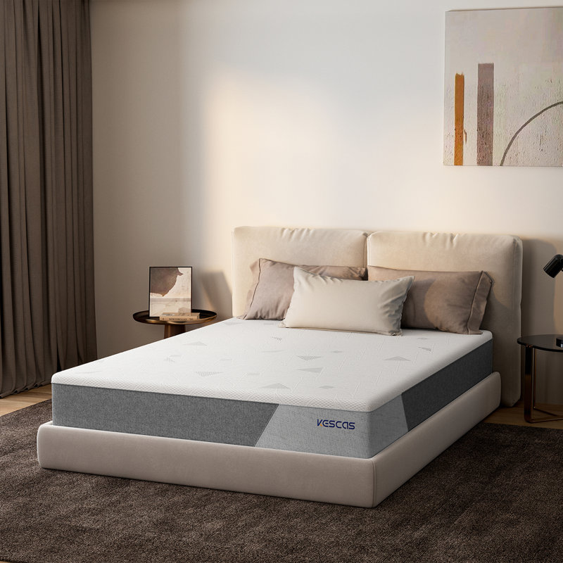 Matelas en mousse viscoélastique gélifiée mi-ferme, Double