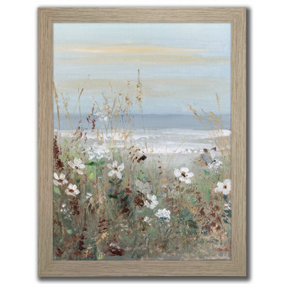 «Wildflower Coastline II», art mural encadré